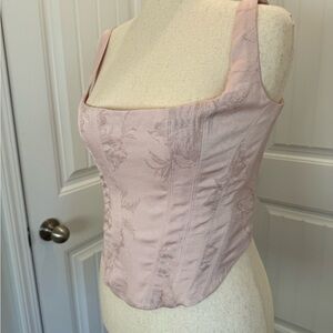 House of CB Pink Rafa Corset Top - Size L